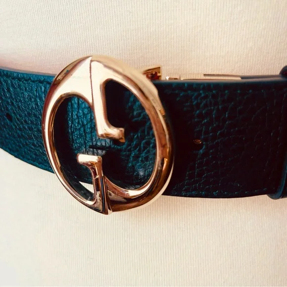 Gucci Black and Gold Women's Belt - Picture 4 of 14